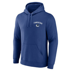 Vancouver Canucks Blue Team Lockup Pullover Hoodie - NHL 202391461