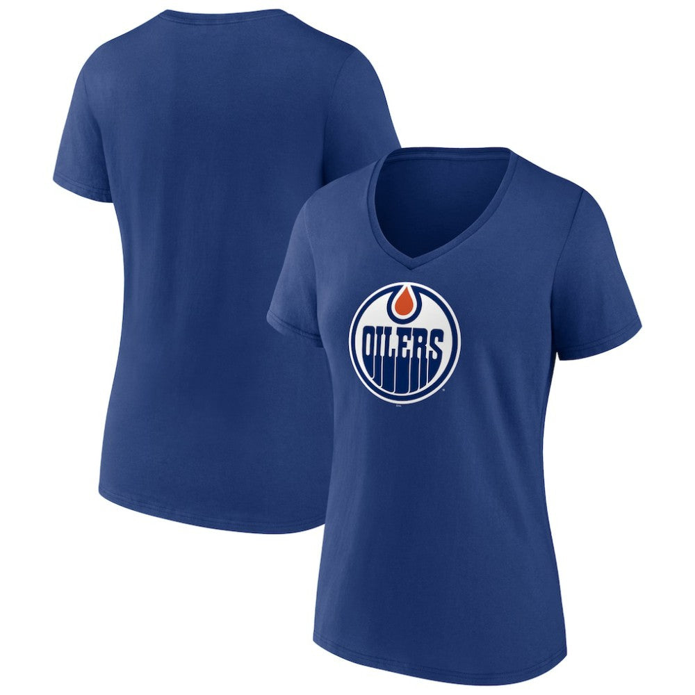 Edmonton Oilers Women's Primary Logo T-Shirt - Blue - NHL 202391637