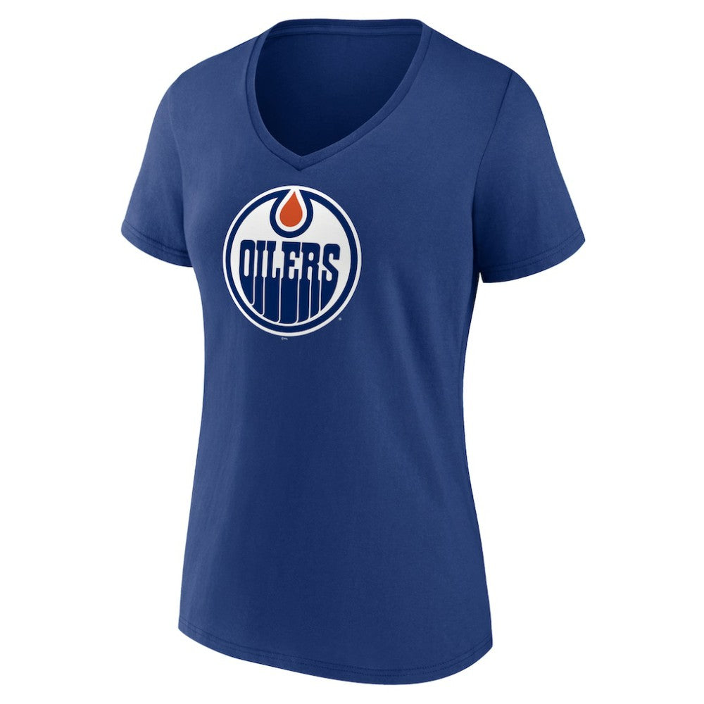 Edmonton Oilers Women's Primary Logo T-Shirt - Blue - NHL 202391637