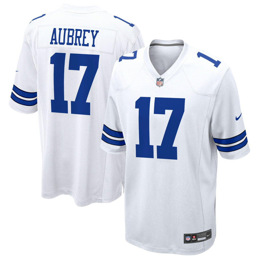 Nike Brandon Aubrey Dallas Cowboys Game Jersey White