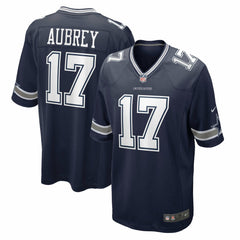 Nike Brandon Aubrey Dallas Cowboys Team Game Jersey Navy