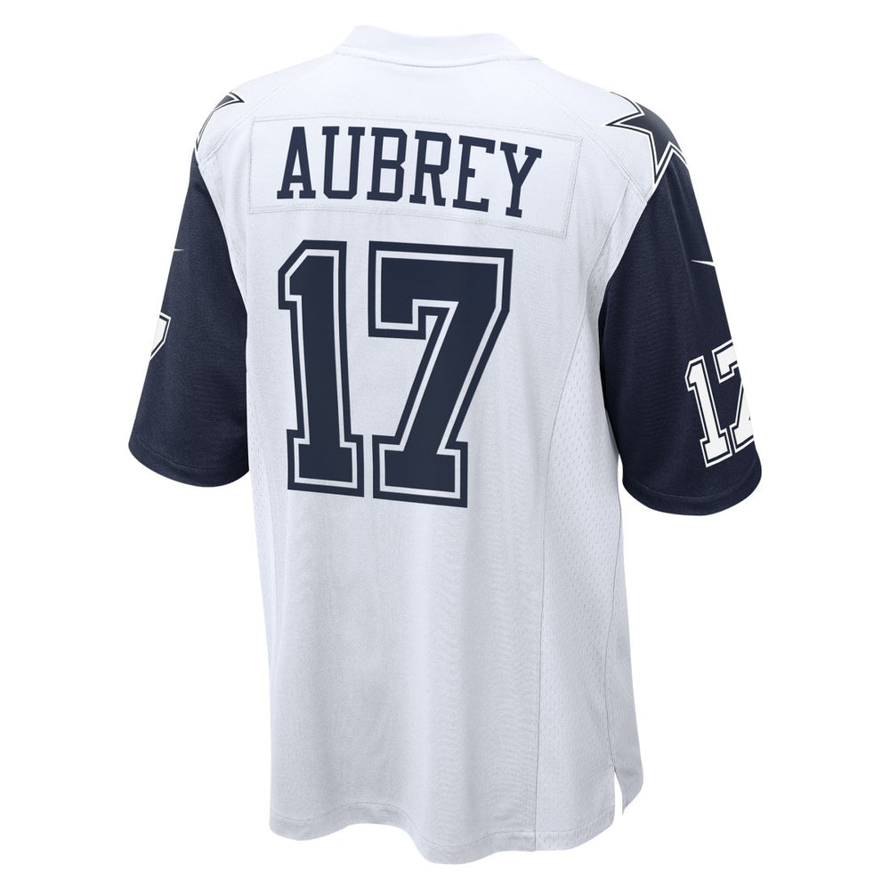 Nike Brandon Aubrey Dallas Cowboys Alternate Game Team Jersey White