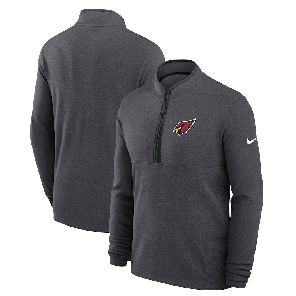 Nike Arizona Cardinals Lightweight Victory Dri-FIT Half-Zip Pullover Anthracite