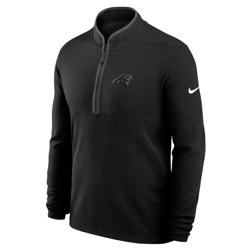 Nike Carolina Panthers Lightweight Victory Dri-FIT Half-Zip Pullover Black