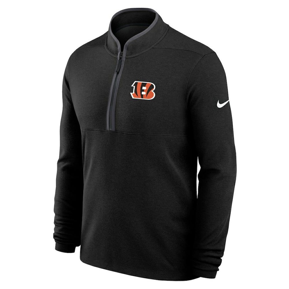 Nike Cincinnati Bengals Lightweight Victory Dri-FIT Half-Zip Pullover Black
