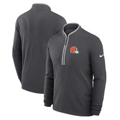 Nike Cleveland Browns Lightweight Victory Dri-FIT Half-Zip Pullover Anthracite