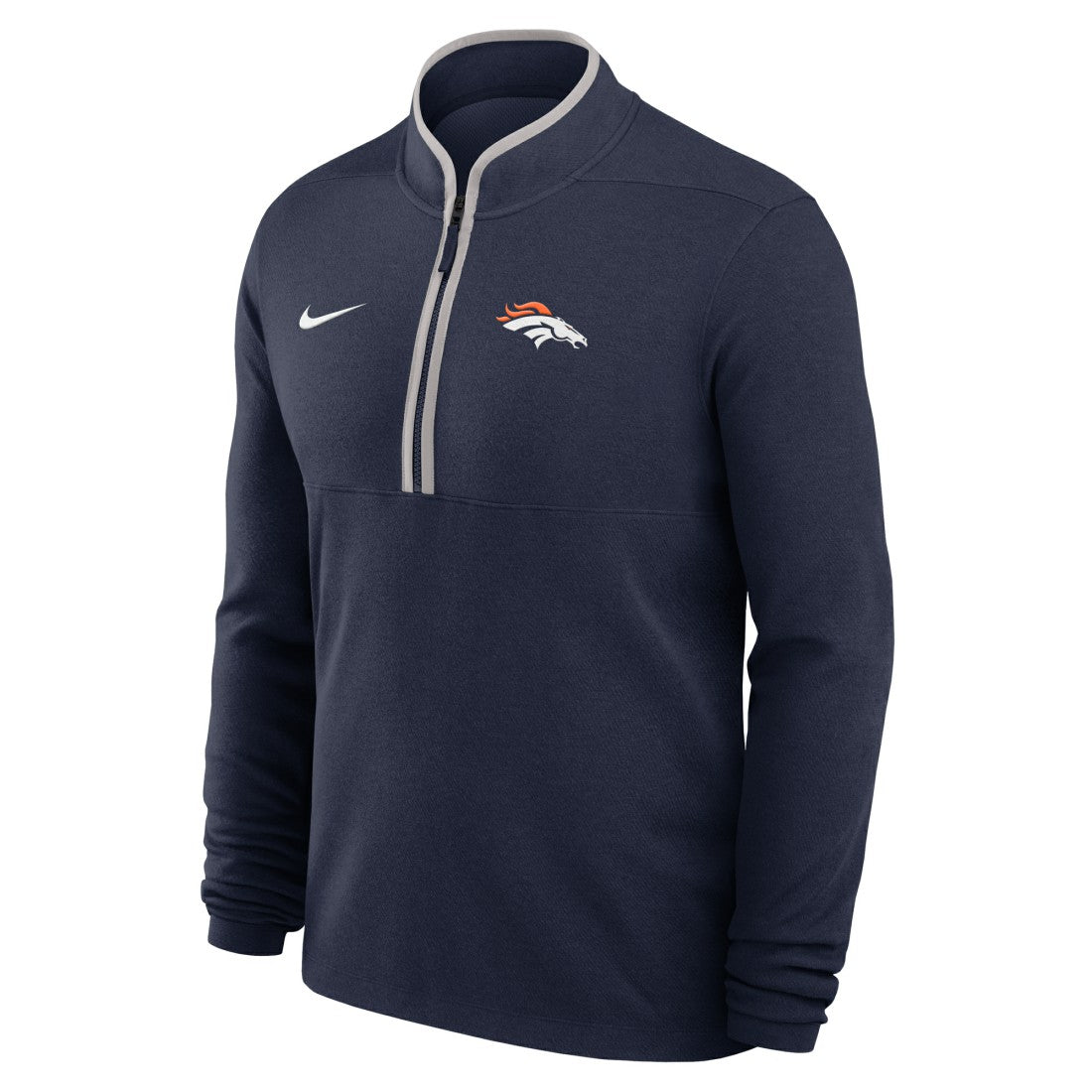 Nike Denver Broncos Lightweight Victory Dri-FIT Half-Zip Pullover Navy