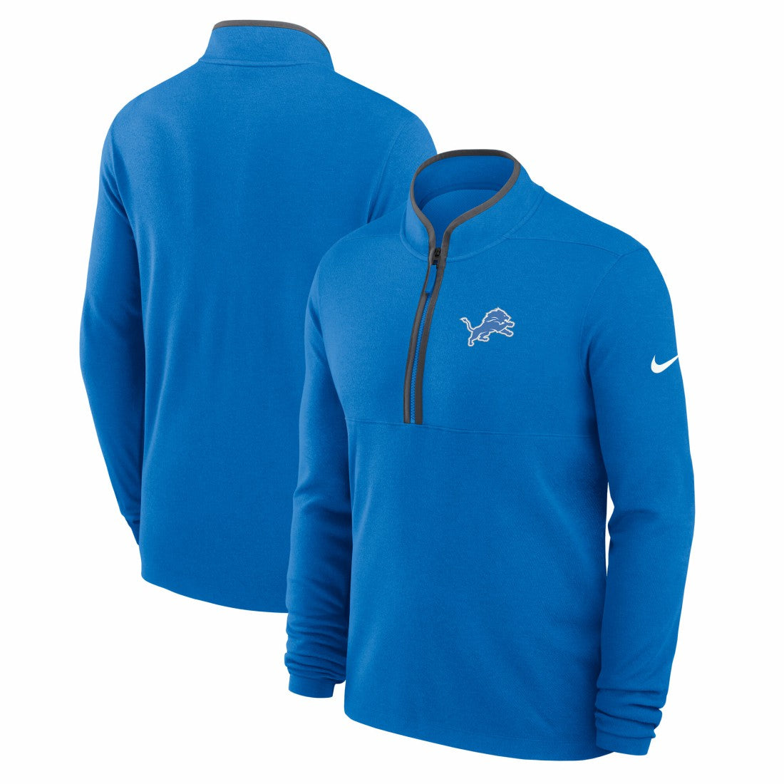 Nike Detroit Lions Lightweight Victory Dri-FIT Half-Zip Pullover Blue