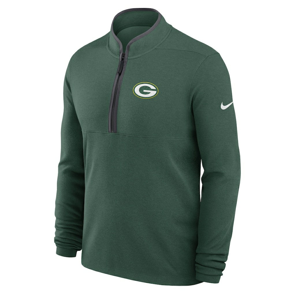 Nike Green Bay Packers Lightweight Victory Dri-FIT Half-Zip Pullover Green