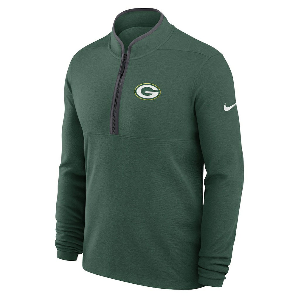 Nike Green Bay Packers Lightweight Victory Dri-FIT Half-Zip Pullover Green