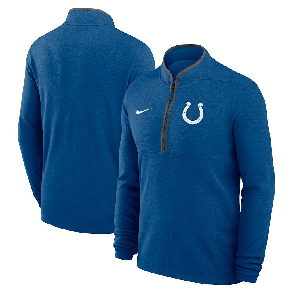 Nike Indianapolis Colts Lightweight Victory Dri-FIT Half-Zip Pullover Royal