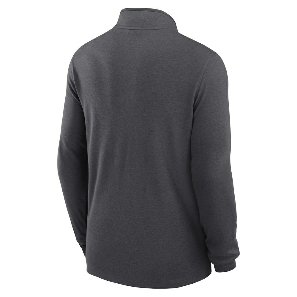 Nike Kansas City Chiefs Lightweight Victory Dri-FIT Half-Zip Pullover Anthracite