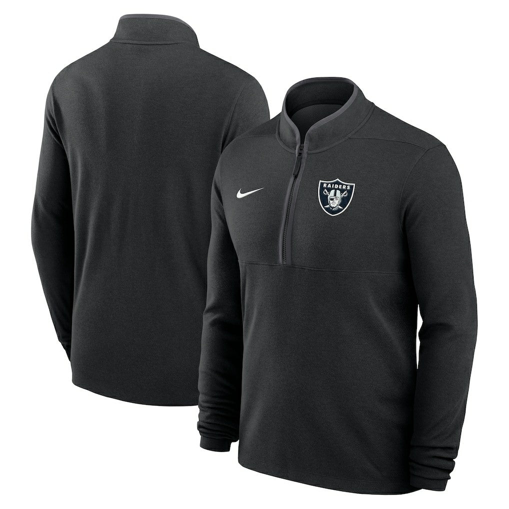 Nike Las Vegas Raiders Lightweight Victory Dri-FIT Half-Zip Pullover Black