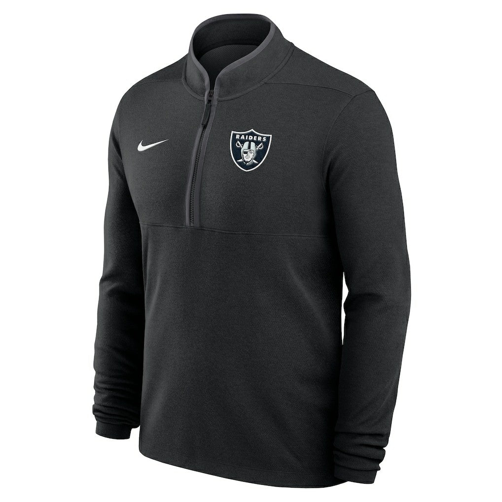 Nike Las Vegas Raiders Lightweight Victory Dri-FIT Half-Zip Pullover Black