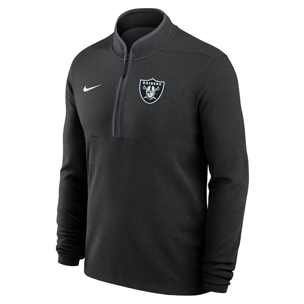 Nike Las Vegas Raiders Lightweight Victory Dri-FIT Half-Zip Pullover Black