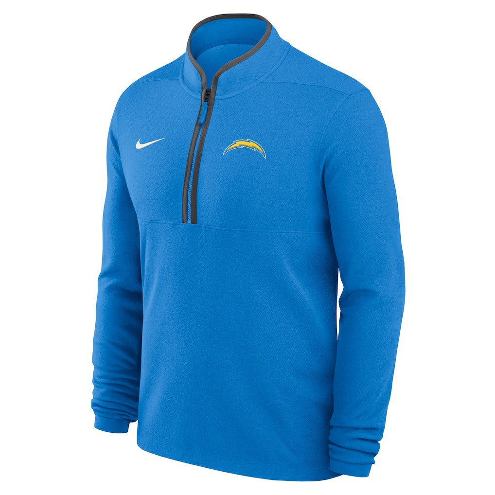 Nike Los Angeles Chargers Lightweight Victory Dri-FIT Half-Zip Pullover Powder Blue