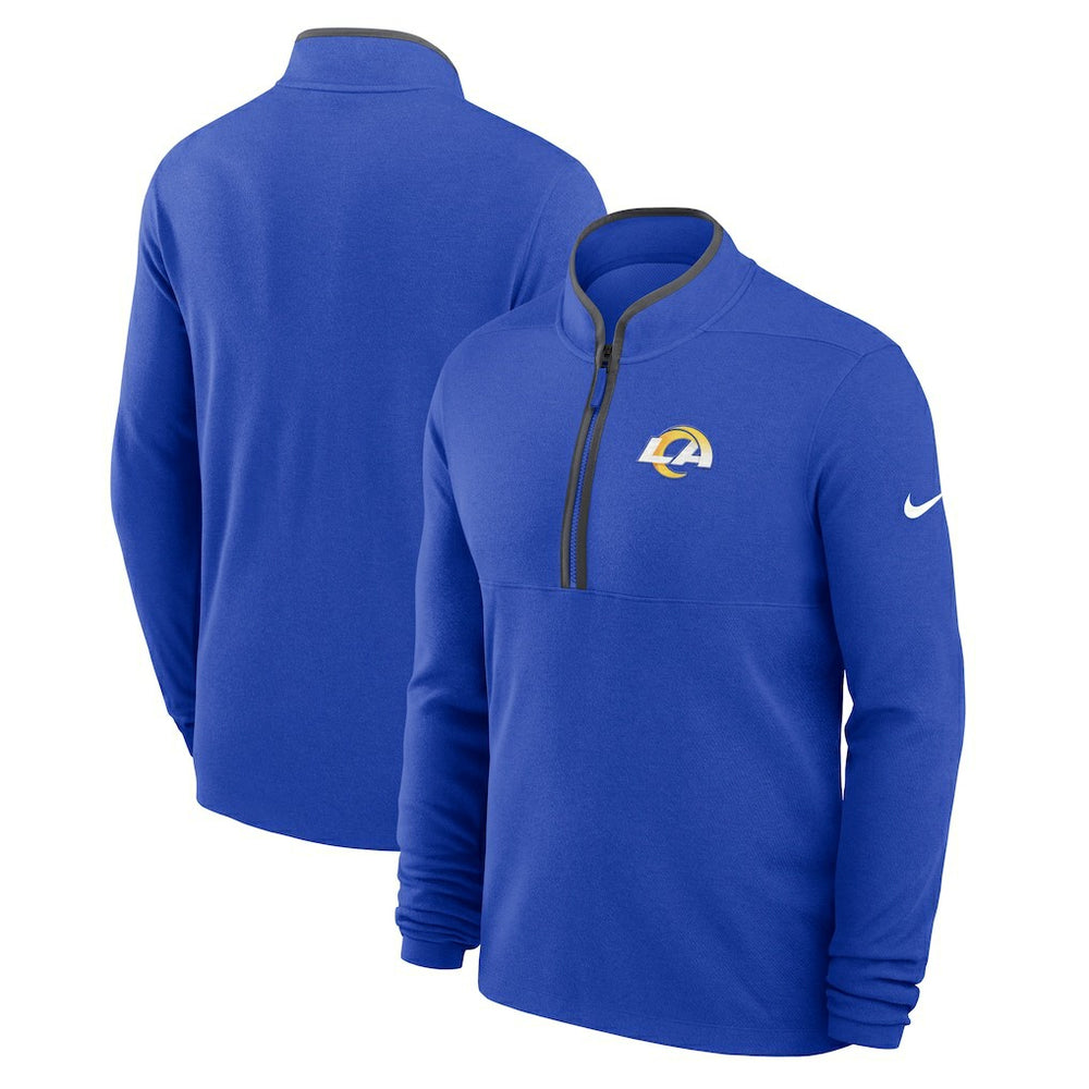 Nike Los Angeles Rams Lightweight Victory Dri-FIT Half-Zip Pullover Royal