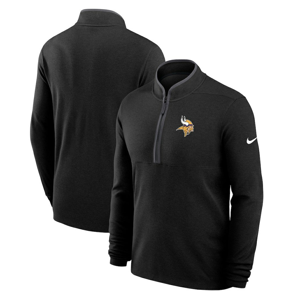 Nike Minnesota Vikings Lightweight Victory Dri-FIT Half-Zip Pullover Black