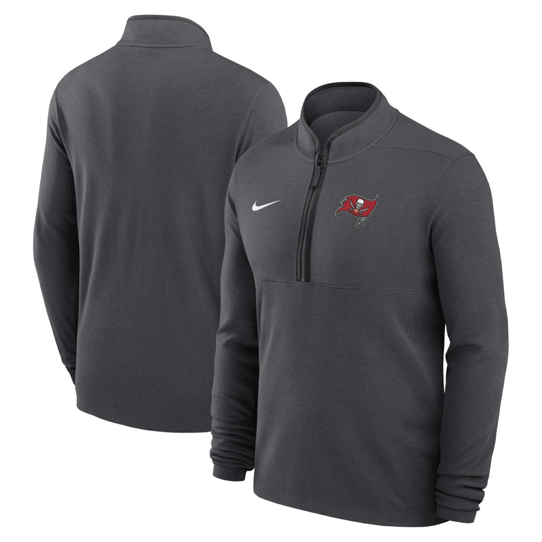Nike Tampa Bay Buccaneers Lightweight Victory Dri-FIT Half-Zip Pullover Anthracite