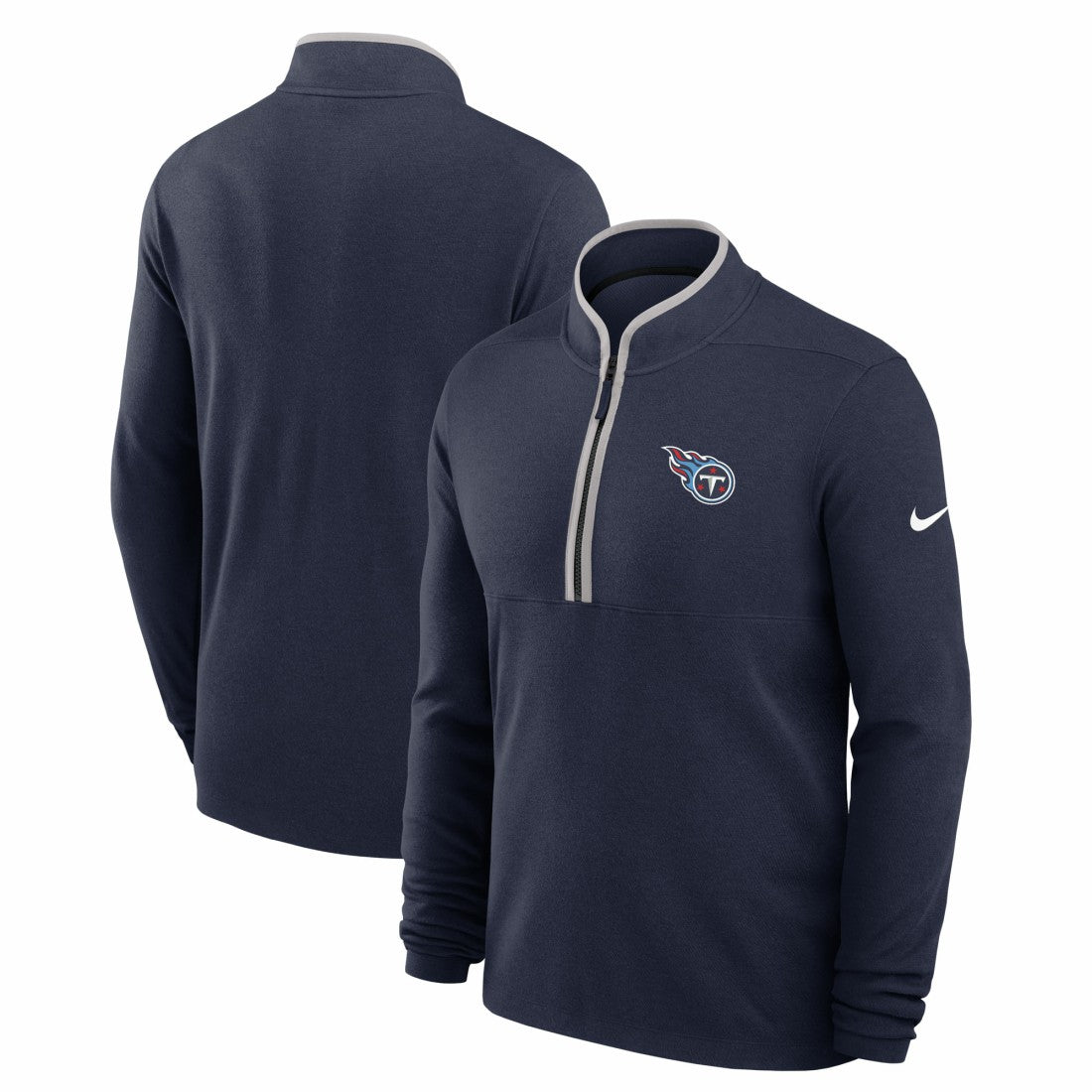 Nike Tennessee Titans Lightweight Victory Dri-FIT Half-Zip Pullover Navy