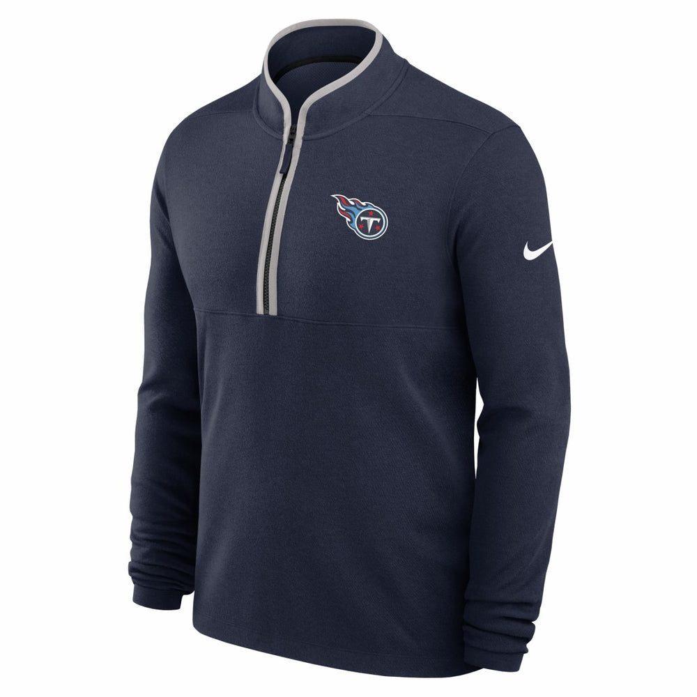 Nike Tennessee Titans Lightweight Victory Dri-FIT Half-Zip Pullover Navy