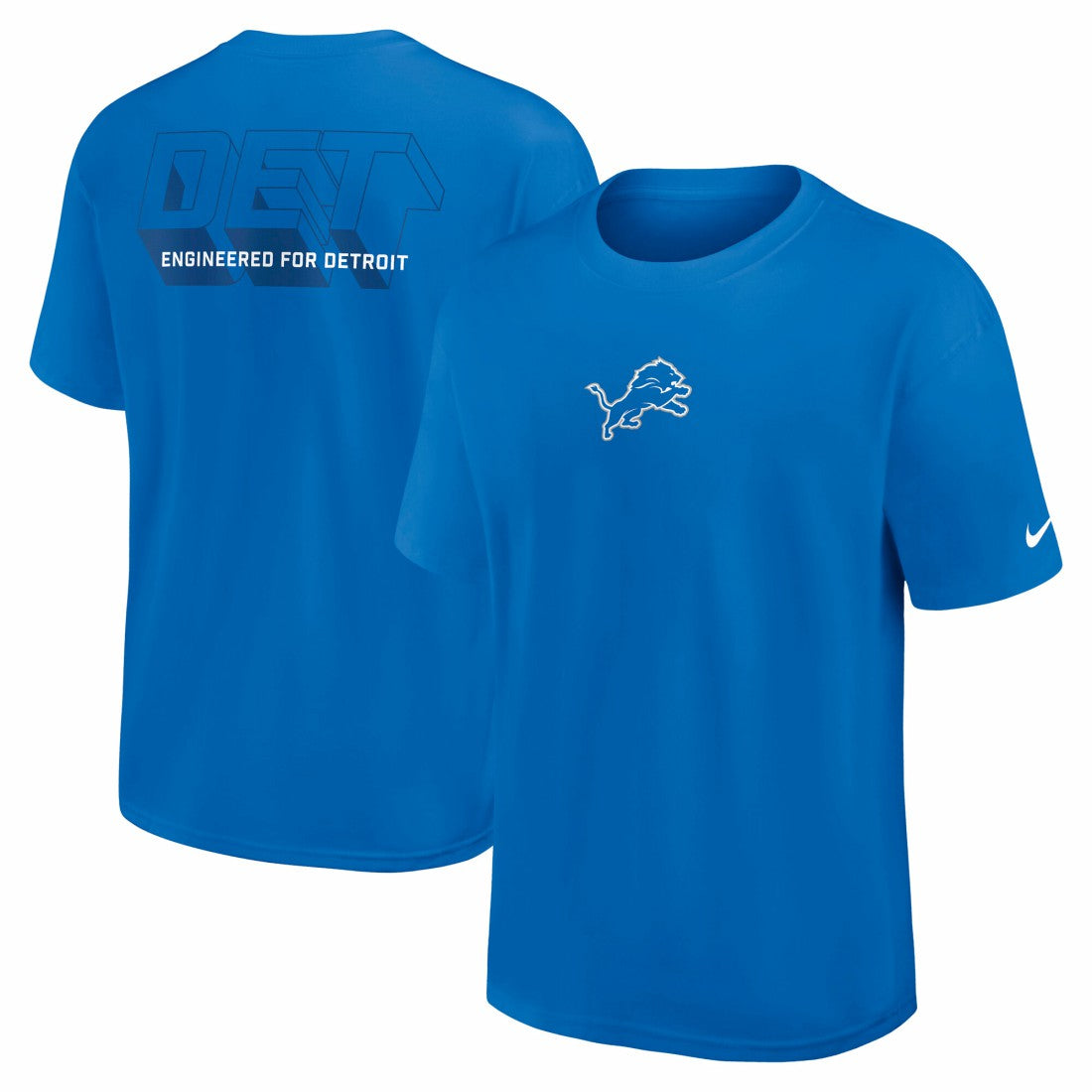 Nike Detroit Lions Dominate The Game Essential Max90 T-Shirt Blue