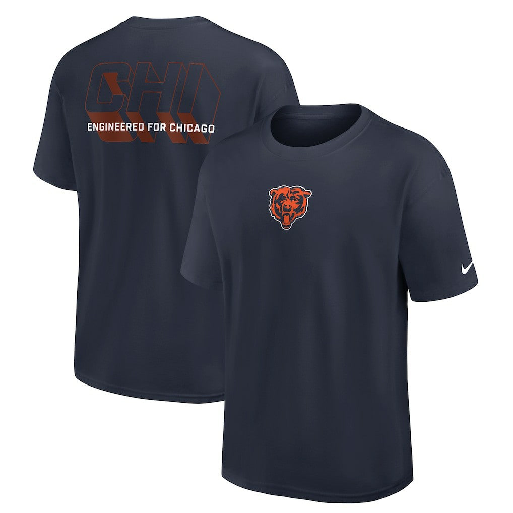 Nike Chicago Bears Dominate The Game Essential Max90 T-Shirt Navy
