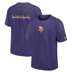 Nike Minnesota Vikings Dominate The Game Essential Max90 T-Shirt Purple