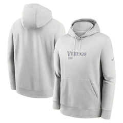 Nike Minnesota Vikings Edge Pack French Terry Club Pullover Hoodie Gray