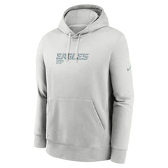 Nike Philadelphia Eagles Edge Pack French Terry Club Pullover Hoodie Gray