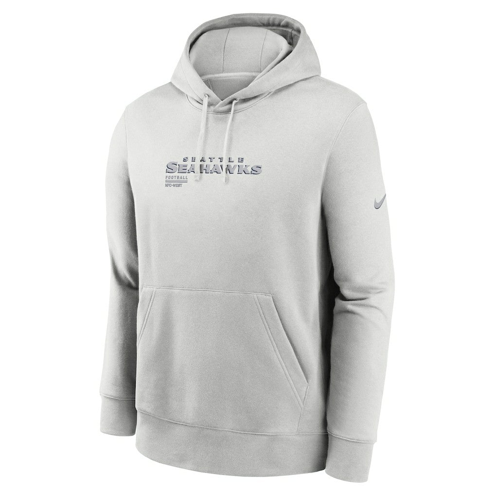 Nike Seattle Seahawks Edge Pack French Terry Club Pullover Hoodie Gray