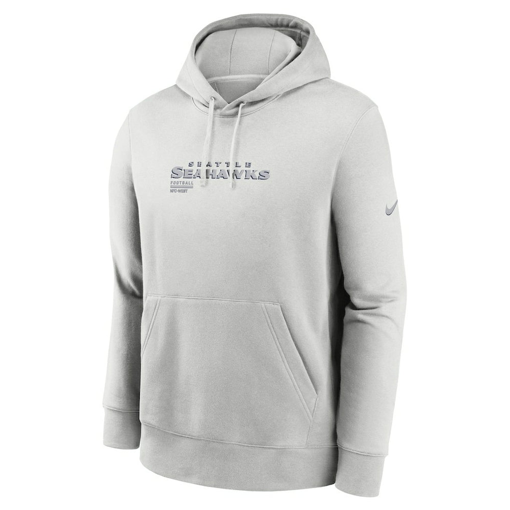Nike Seattle Seahawks Edge Pack French Terry Club Pullover Hoodie Gray