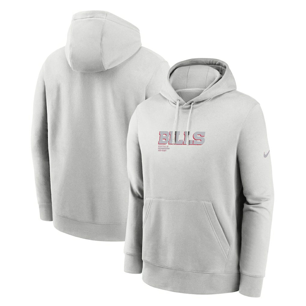 Nike Buffalo Bills Edge Pack French Terry Club Pullover Hoodie Gray