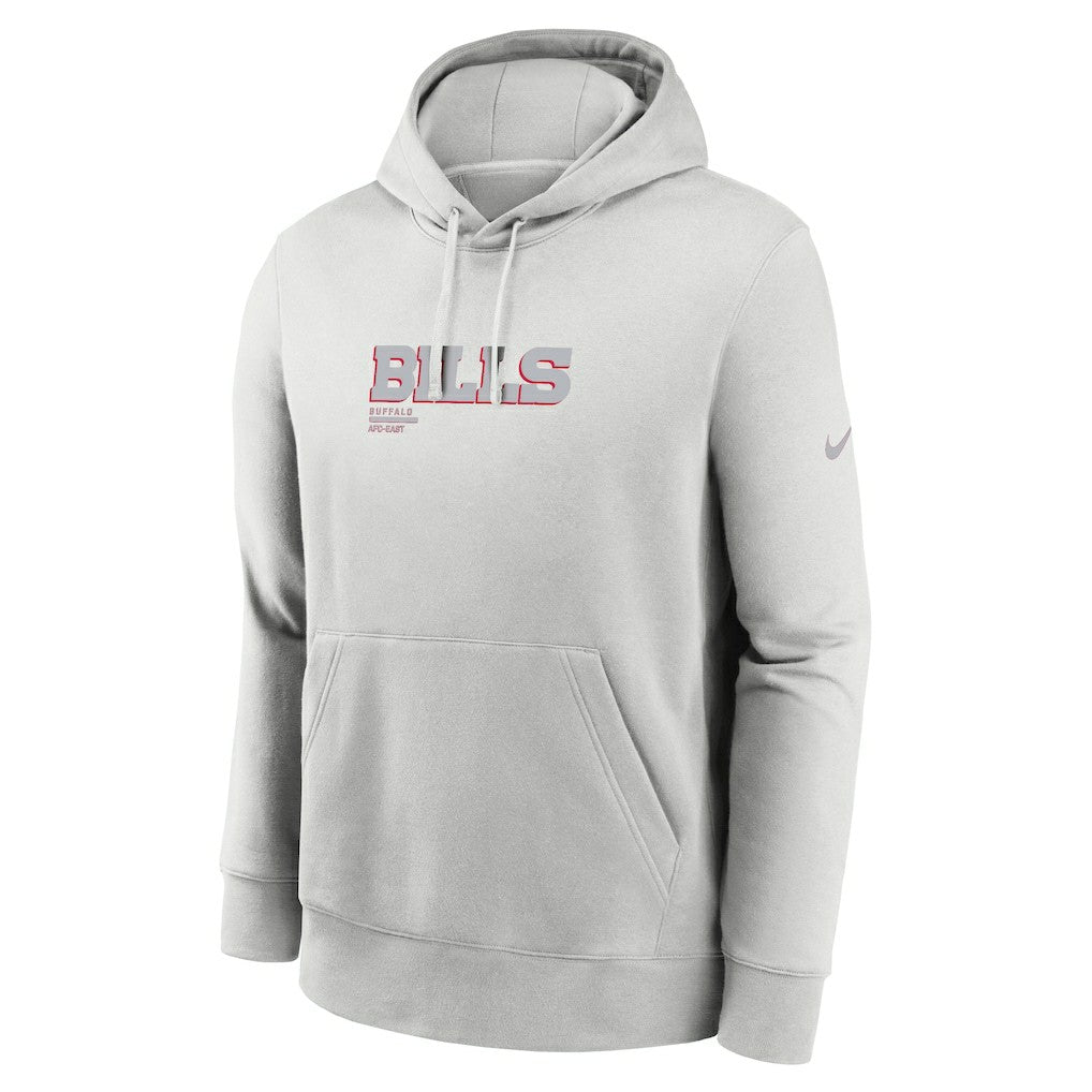 Nike Buffalo Bills Edge Pack French Terry Club Pullover Hoodie Gray