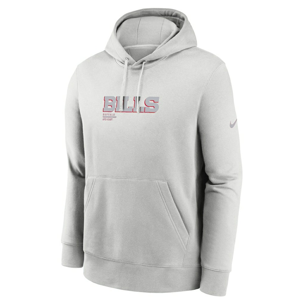 Nike Buffalo Bills Edge Pack French Terry Club Pullover Hoodie Gray