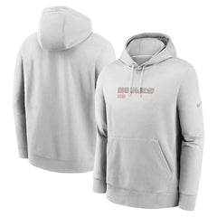 Nike Chicago Bears Edge Pack French Terry Club Pullover Hoodie Gray