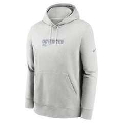 Nike Dallas Cowboys Edge Pack French Terry Club Pullover Hoodie Gray