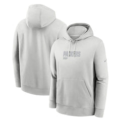 Nike Green Bay Packers Edge Pack French Terry Club Pullover Hoodie Gray