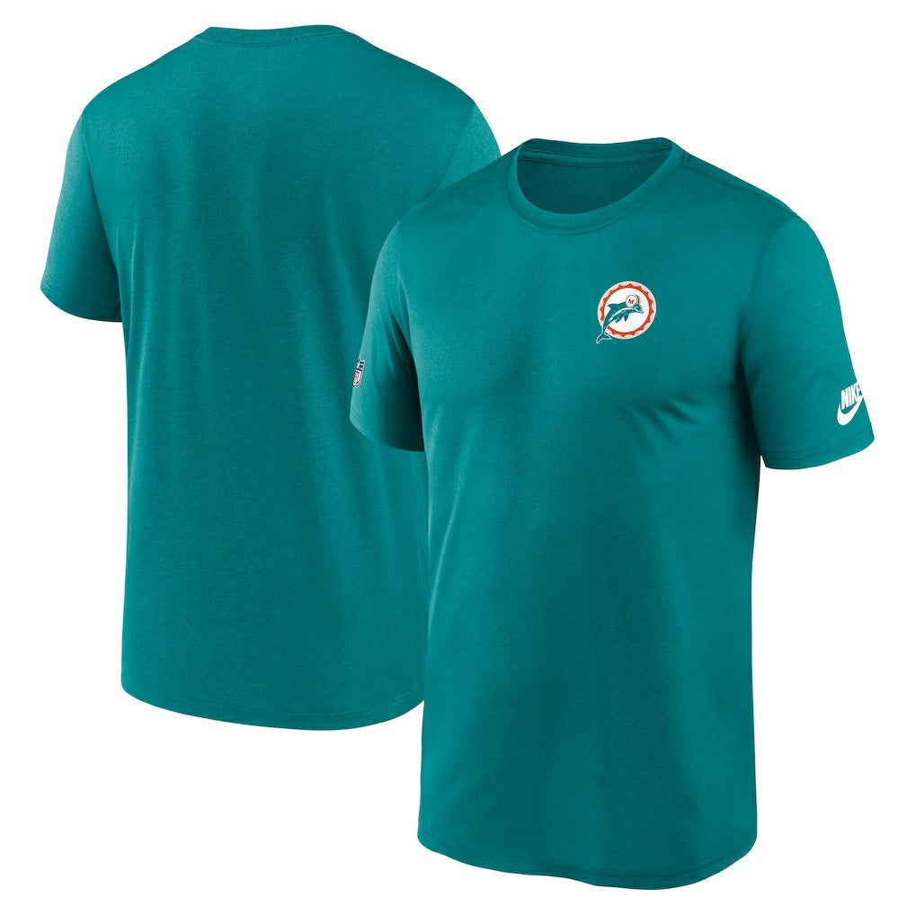 Nike Miami Dolphins Sideline Alt Pack Legend Dri-FIT T-Shirt Aqua