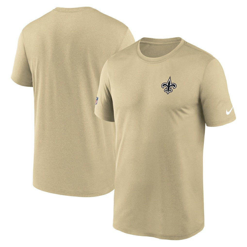 Nike New Orleans Saints Sideline Alt Pack Legend Dri-FIT T-Shirt Gold