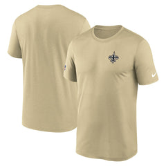 Nike New Orleans Saints Sideline Alt Pack Legend Dri-FIT T-Shirt Gold