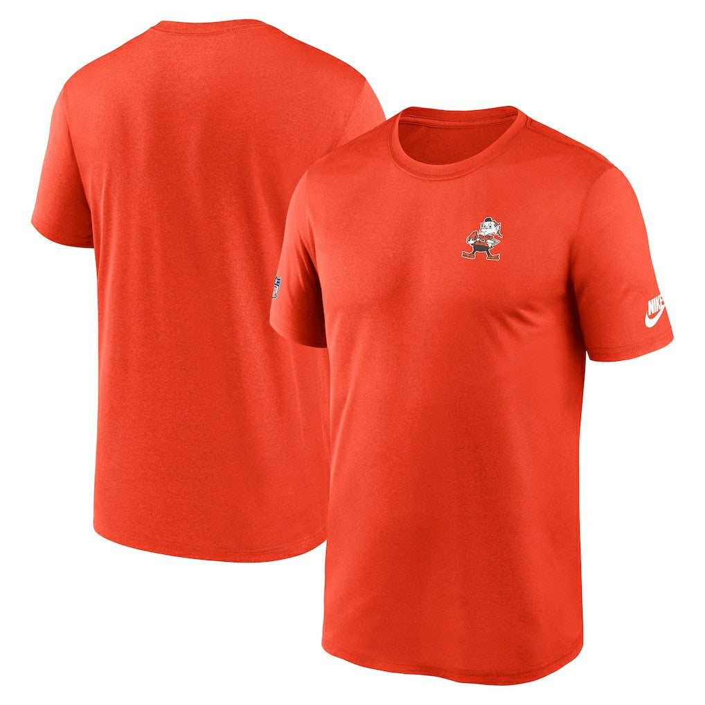 Nike Cleveland Browns Sideline Alt Pack Legend Dri-FIT T-Shirt Orange