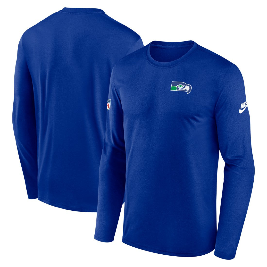 Nike Seattle Seahawks Legend Small Logo Dri-FIT Long Sleeve T-Shirt Royal