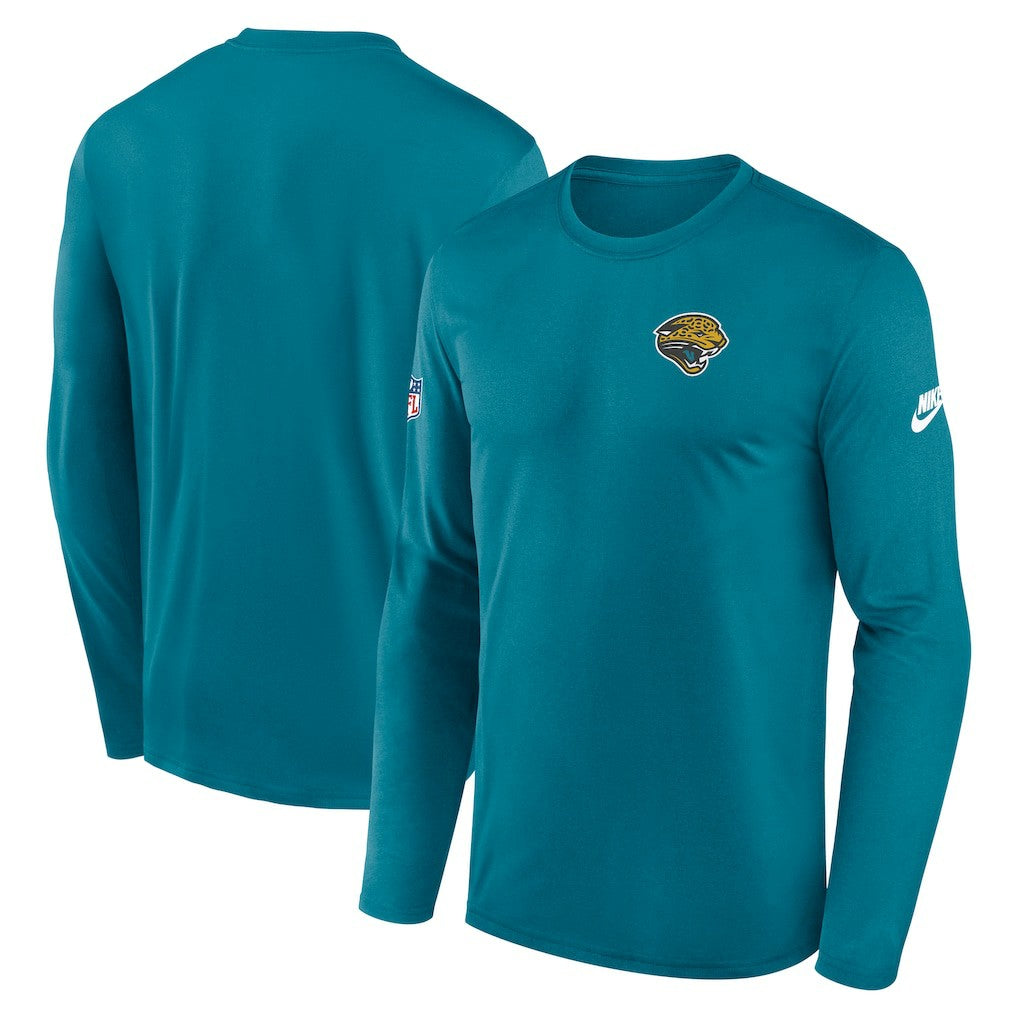 Nike Jacksonville Jaguars Legend Small Logo Dri-FIT Long Sleeve T-Shirt Teal