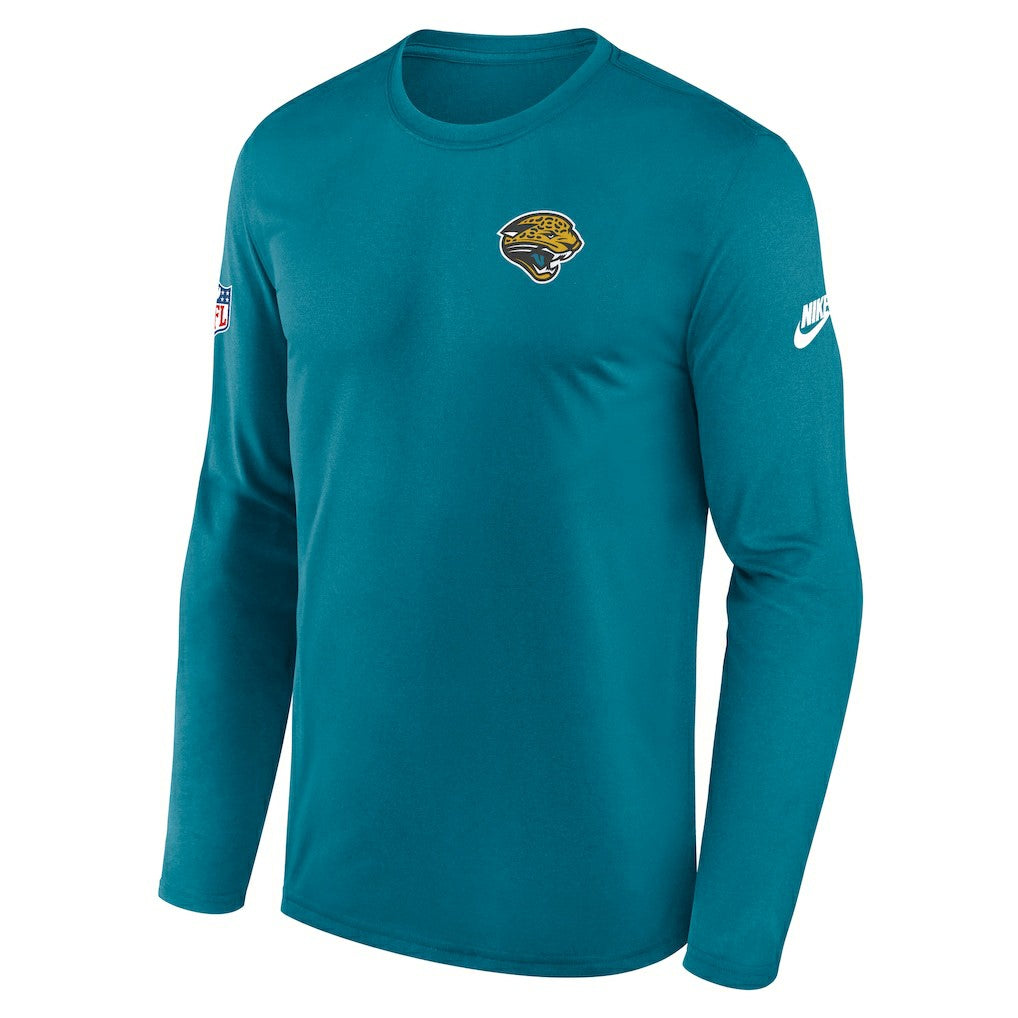 Nike Jacksonville Jaguars Legend Small Logo Dri-FIT Long Sleeve T-Shirt Teal