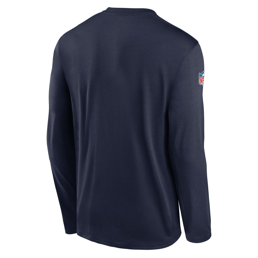 Nike Green Bay Packers Legend Small Logo Dri-FIT Long Sleeve T-Shirt Navy