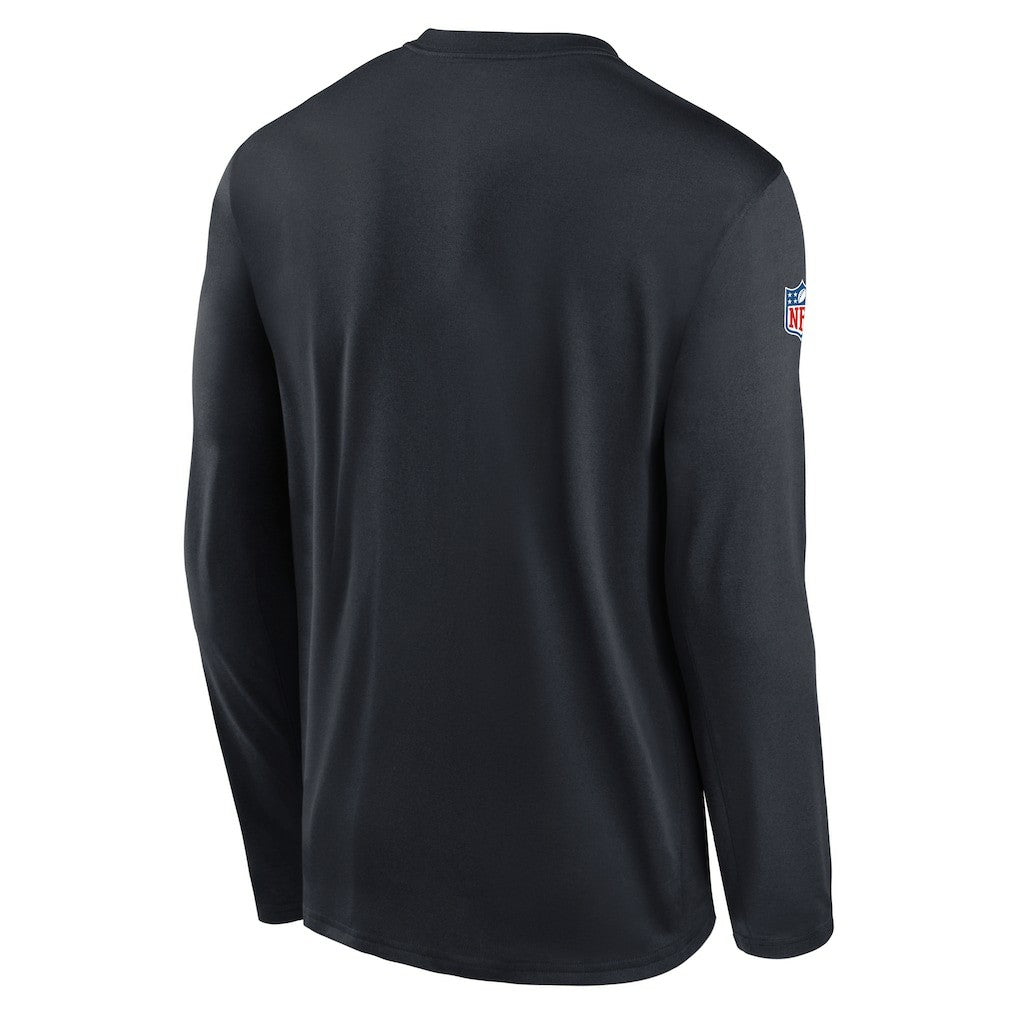 Nike Houston Texans Legend Small Logo Dri-FIT Long Sleeve T-Shirt Navy