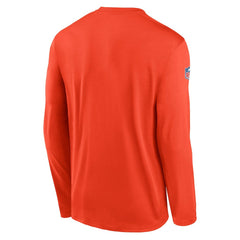 Nike Cleveland Browns Legend Small Logo Dri-FIT Long Sleeve T-Shirt Orange