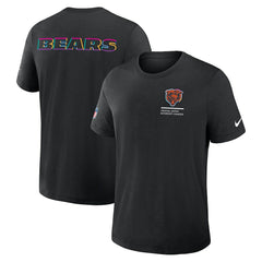 Nike Chicago Bears 2025 NFL Crucial Catch Tri-Blend Dri-FIT T-Shirt Black