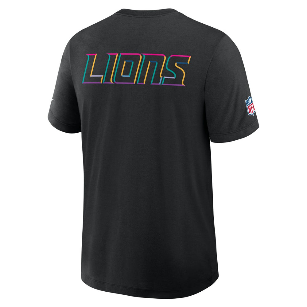Nike Detroit Lions 2025 NFL Crucial Catch Tri-Blend Dri-FIT T-Shirt Black